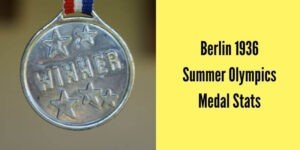 Berlin 1936 Summer Olympics Medal Stats
