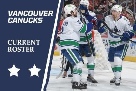 Vancouver Canucks Current Roster & Lineup for 2021-2022