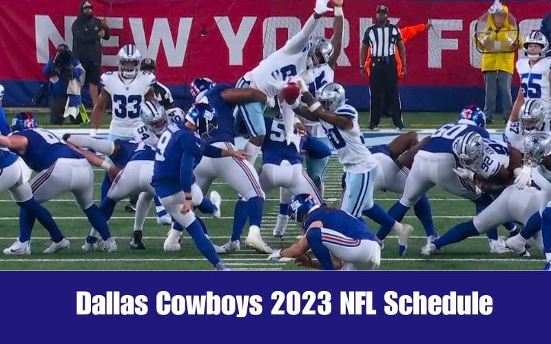 Dallas Cowboys 2023 NFL TV Schedule