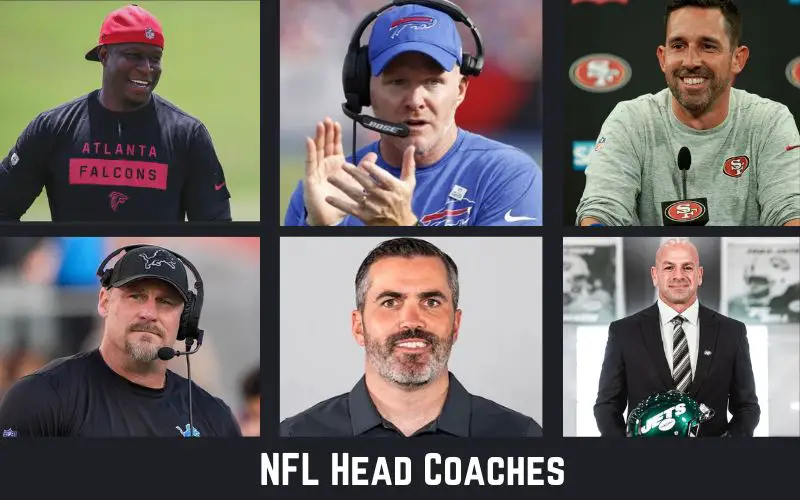 NFL Head Coaches By Teams